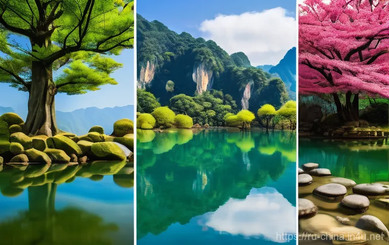 중국 도교의 역사적 발전 - Here are three detailed image prompts in English, based on the provided information about Taoism: